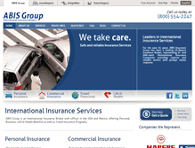 Tablet Screenshot of abis-group.com